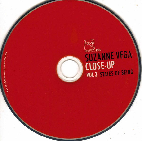Suzanne Vega  Close up Vol 3; States Of Being : CD